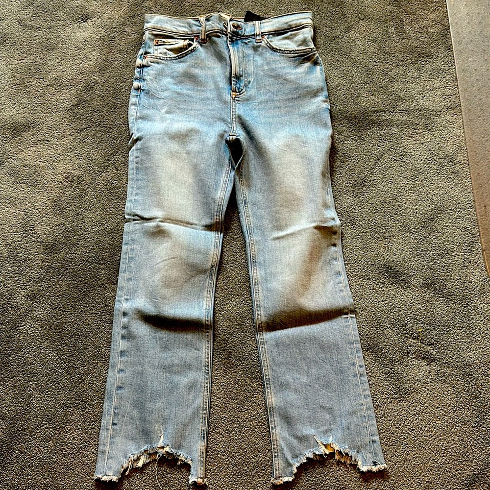 Zara Dreed Flare jeans